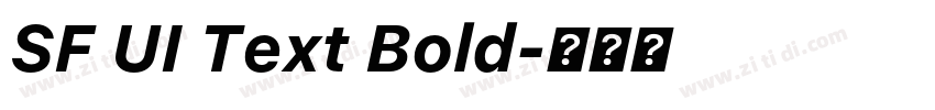 SF UI Text Bold字体转换 SF UI Text Bold字体转换
